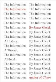 Cover art for The Information: A History, A Theory, A Flood